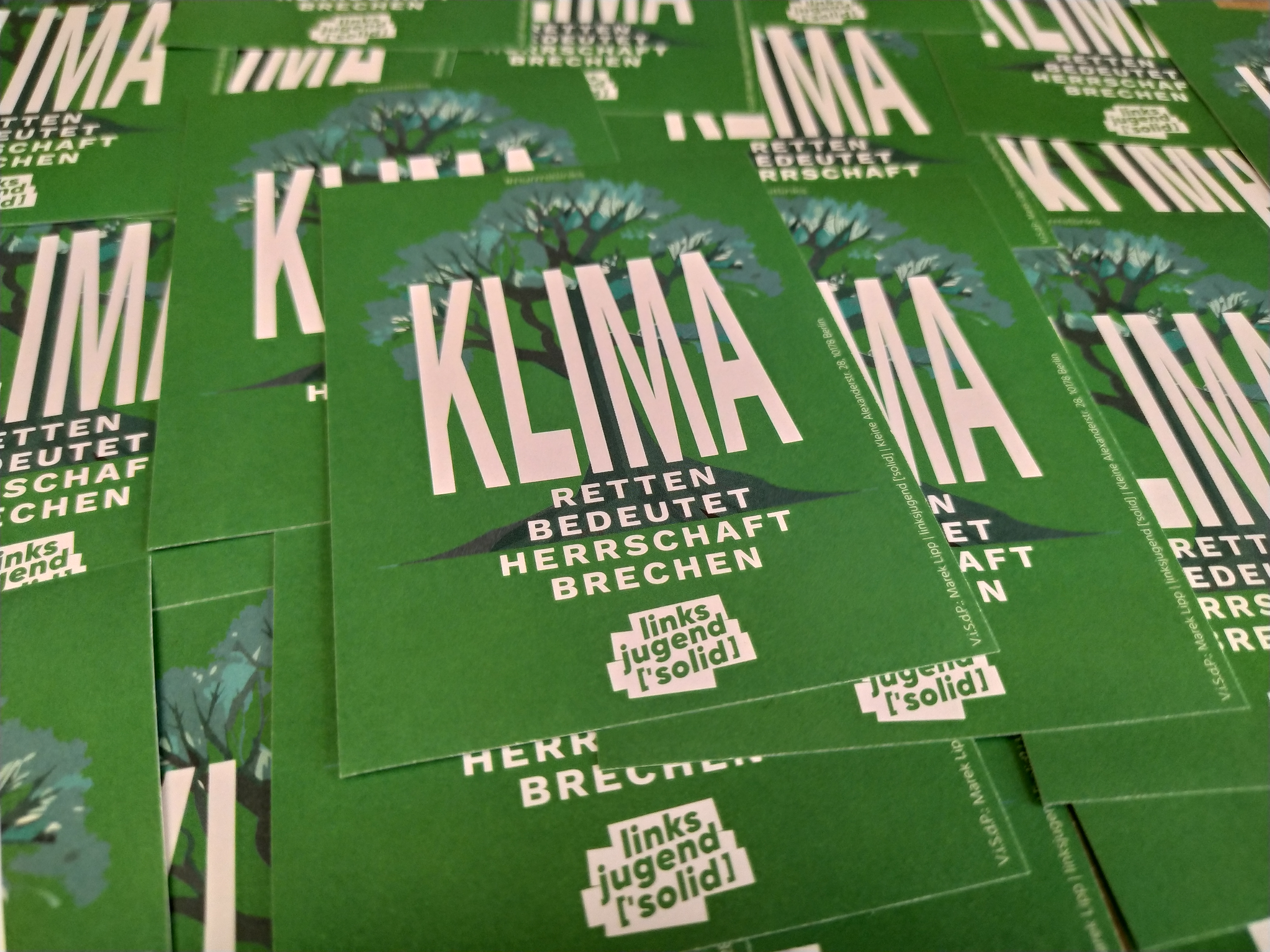Aufkleber "KLIMA"